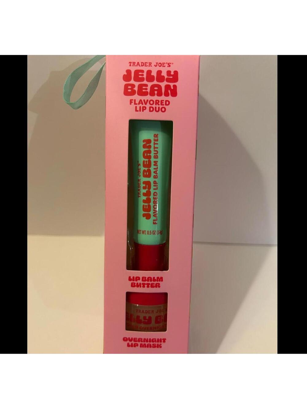 Trader Joe's Jelly Bean Flavored Lip Duo - Lip Balm & Overnight Lip Mask